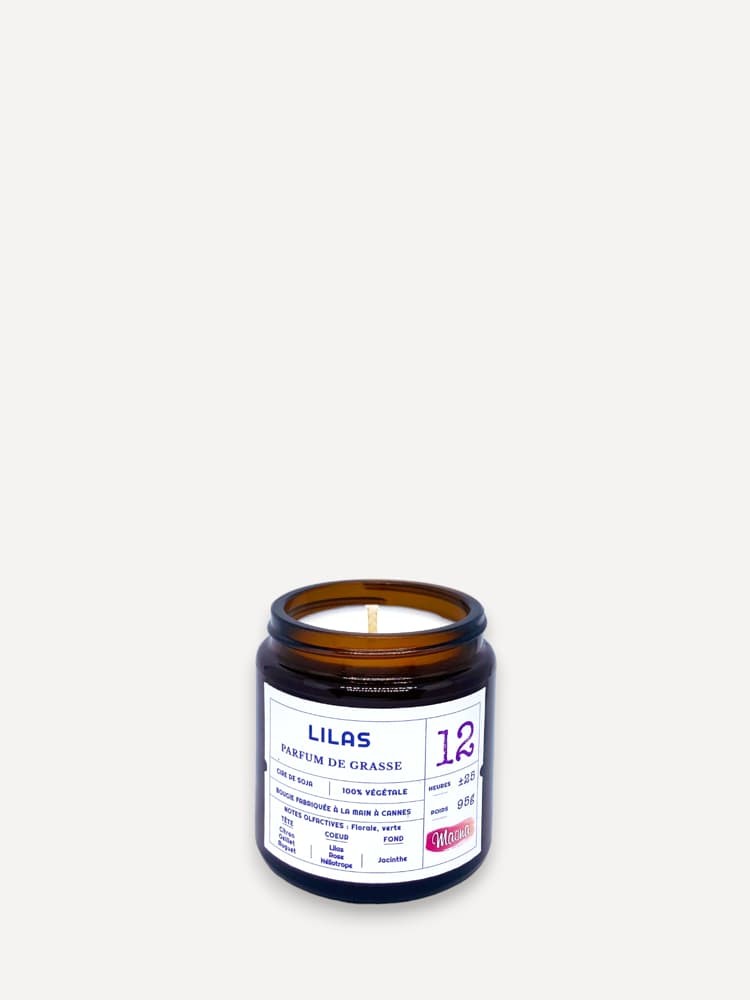 Bougie N°12 LILAS